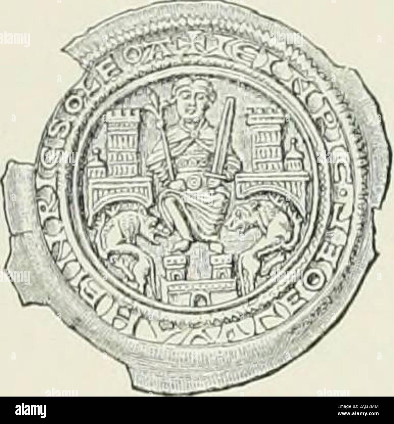 A History Of All Nations From The Earliest Times Being A Universal Historical Library Fig 7 Two Bracteates Of Henry Tlie Lion Silver The Legend Of Each Isthelnricvs Leo Dvx