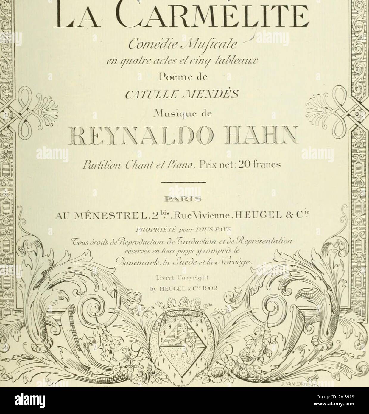 La carmÃ©lite; comÃ©die musicale en quatre actes et cinq tableaux PoÃ«me de Catulle MendÃ¨s . ¢Â«â¢ liii|.. l)&gt;liiiMhj. K? s; II.-IIIS, Kl 0 r. f)nuin, f)r. ^II^I^Itli^A sj&gt;im.-^ i , I L.U 1 J ISJ9 M Hahn, Reynaldo 1503 ^La carmÃ©lite. Piano-vocal H155C3 score. French,La carmÃ©lite Musk PLEASE DO NOT REMOVECARDS OR SLIPS FROM THIS POCKET UNIVERSITY OF TORONTO LIBRARY. TiS^A.-f^ty. ^r^iAV. J^./^iP. 1505Hl55Cb fÃ ^KA NOV13 1958  Stock Photo