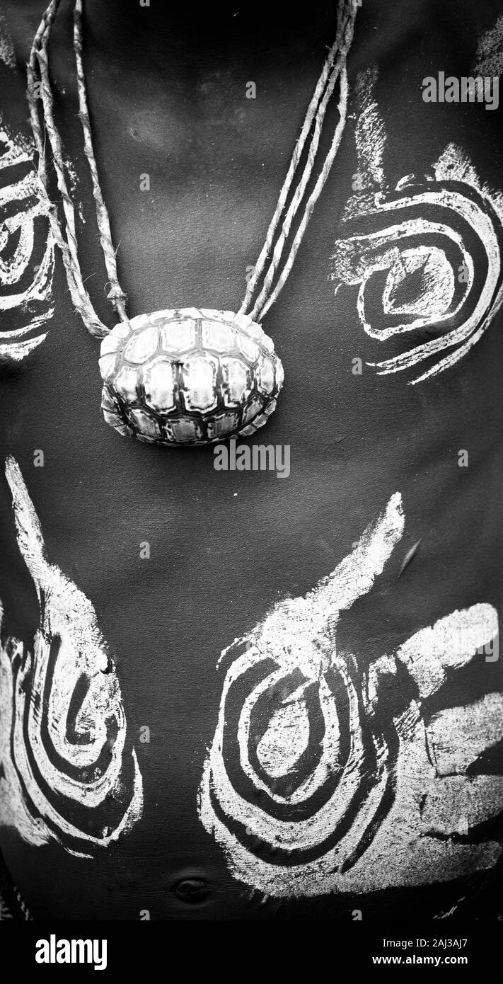 Mursi people, Omo valley, Naciones, Ethiopia, Africa Stock Photo