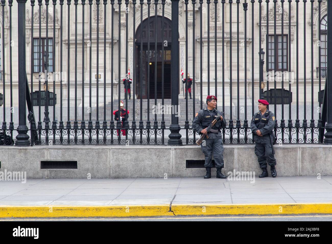 Government Palace in Lima, Peru Stock Photo Alamy