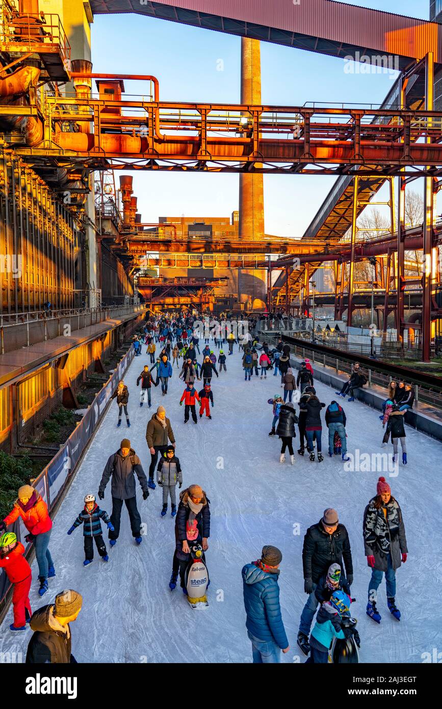 Ice rink at the Zollverein coking plant, Zollverein World Heritage