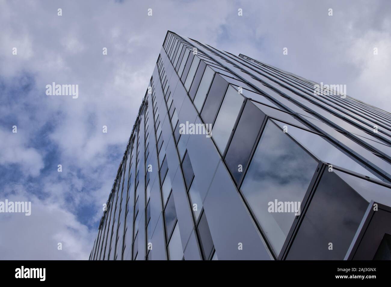 Buisiness-building reaching to the sky Stock Photo