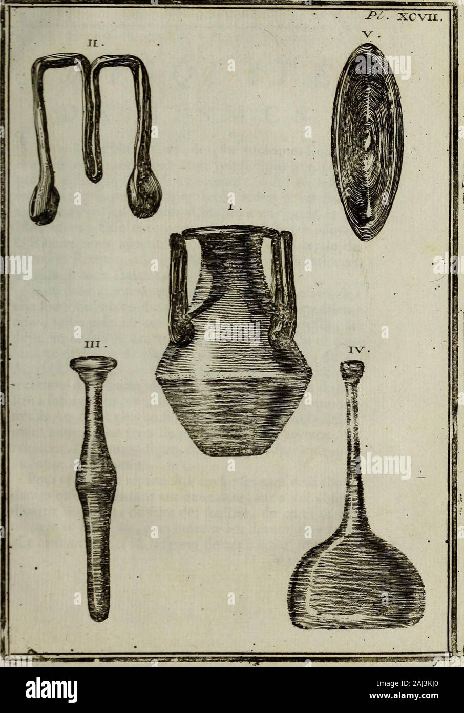 Recueil d'antiquités égyptiennes, étrusques, greques et romaines . IL. D E N I S M E S. 53P A NT I QU IT ES DE N I S M E S- p j A ville de Nifmes, une des plus anciennes Coloniesdes Romains > après avoir fleuri pendant plufieurs fièclespar fes richefTes, & parfon commerce, a été fucceffive-ment occupée par les Ghots, les Vifighots & les Sarra^zins. Ces Peuples barbares détruifirent une partie de fesMonumens. Elle eut encore dautres fléaux à efluyer.,LHiftoire nous apprend que depuis la ruine totale delEmpire Romain, elle éprouva quatre fois les malheursdu pillage & de lincendie. Il eft d Stock Photo