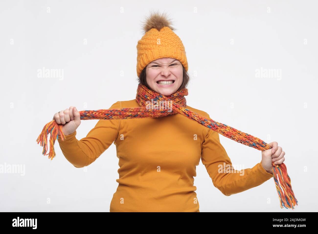 Painful choke hold stock photo. Image of anger, strangling - 17859270