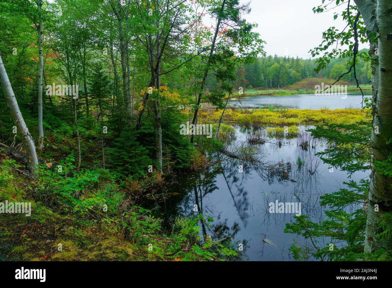 Views of Ingonish beach and Freshwater lake, in Cape Breton Highlands