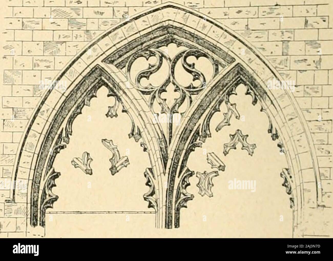 Revue de l'art chrétien . sortie de carrière ; elle durcissait à lair etje nai jamais remarqué de traces de désagrégation. « Depuis bien des années jen ai en vain conseillé lusageou au moins lessai, jai vu dans ma jeunesse des bancsde tufeau à fleur du sol dans diverses localués de lEntre-Sambre-et-Meuse, notamment dans le canton de Philip-peville. » la superstruction de léglise, il est questionde reconstruire la travée en question enréemployant bonne partie des pierres desanciens doubleaux et diagonaux. Une seconde façade, de style classique etde majestueuse allure, fut dressée devant lepigno Stock Photo