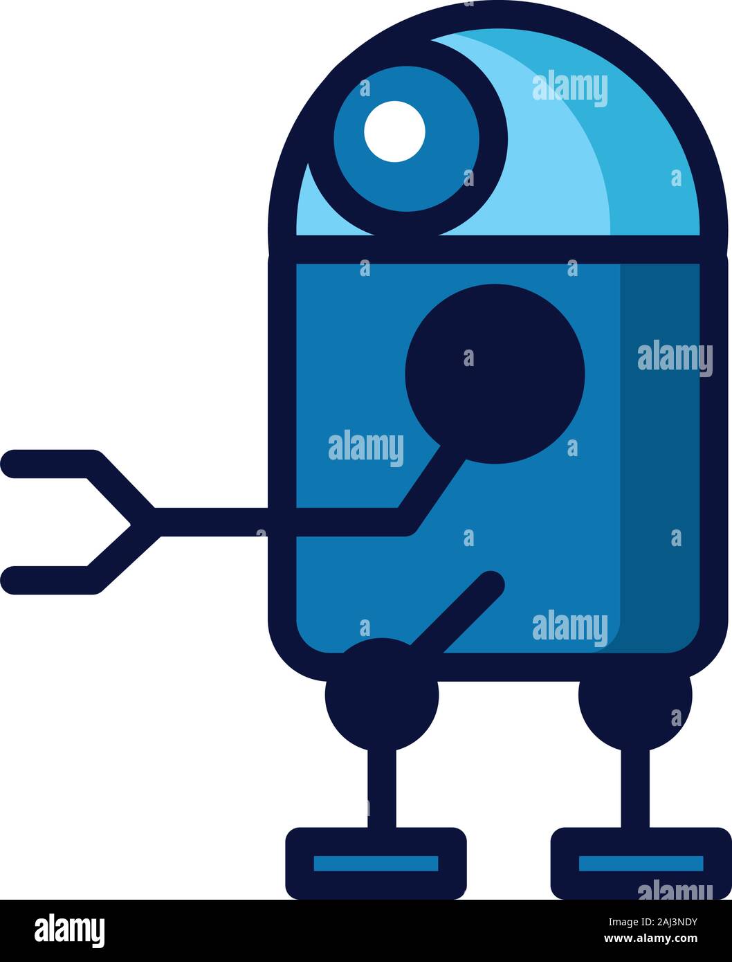 humanoid robot cyborg isolated icon Stock Vector Image & Art - Alamy