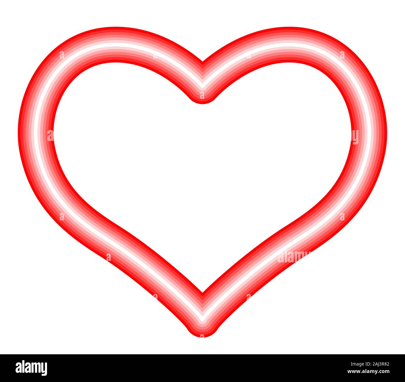 Illustration of the valentine's day heart icon Stock Vector Image & Art ...
