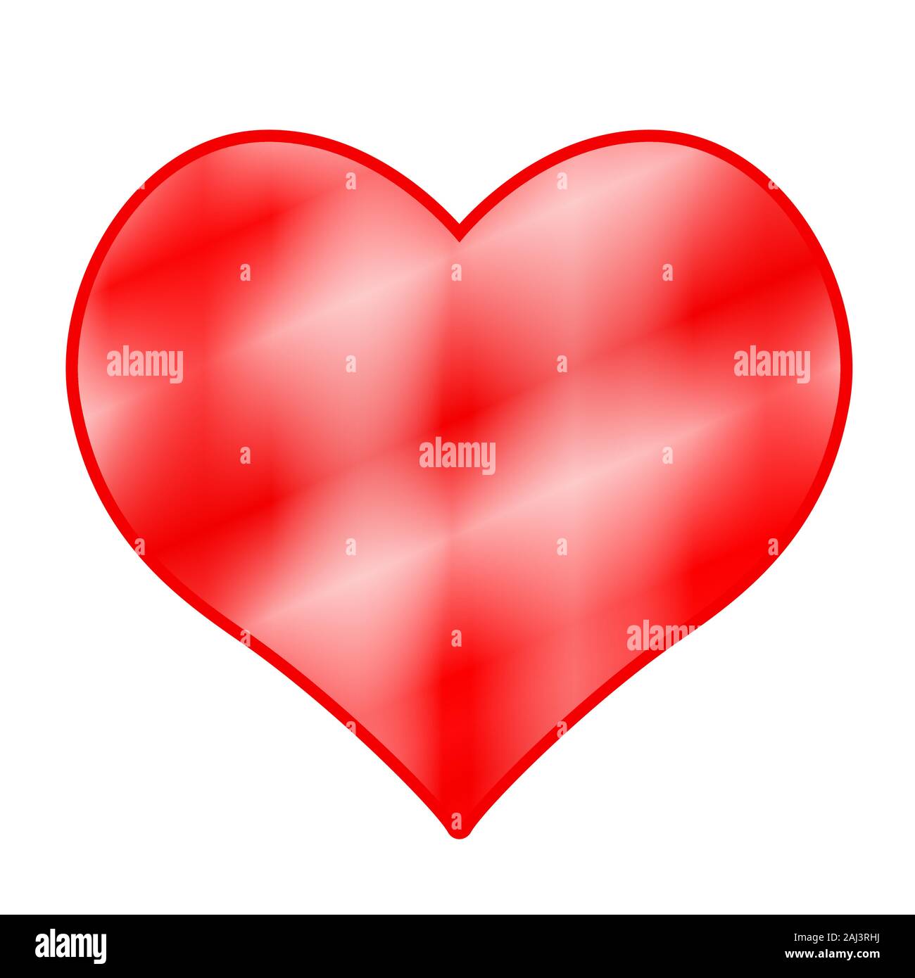Illustration of the valentine's day heart icon Stock Vector Image & Art ...