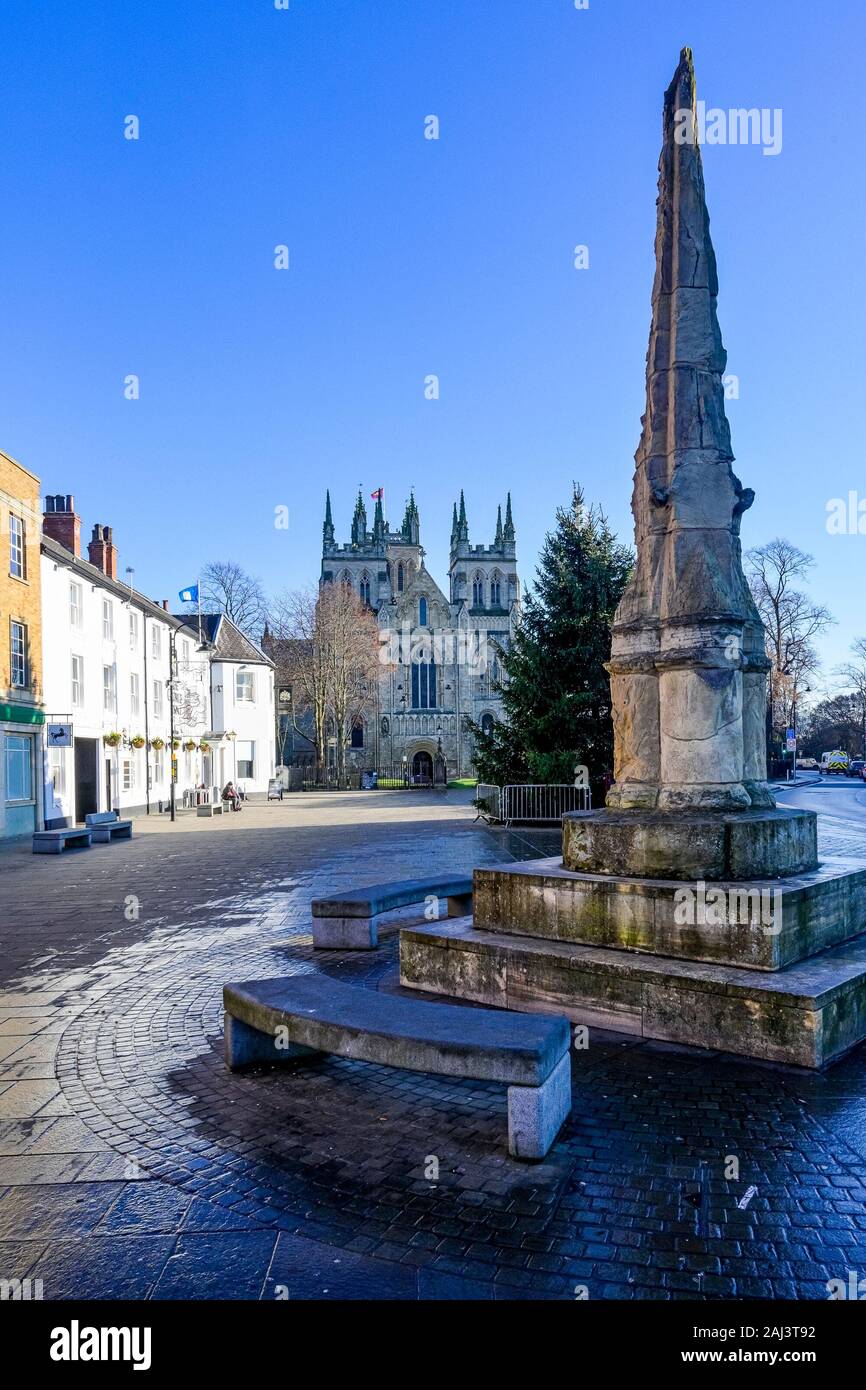 Market Cross Monument, Selby, Yorkshire, England, UK Stock Photo Alamy