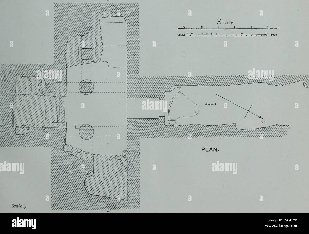 Archaeological survey of Egypt memoir . TRANSVERSE SECTION.. El Amarna ...