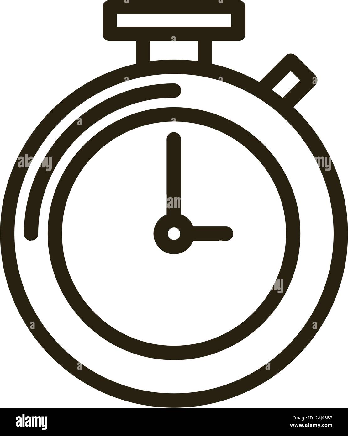 chronometer timer device isolated icon Stock Vector Image & Art - Alamy