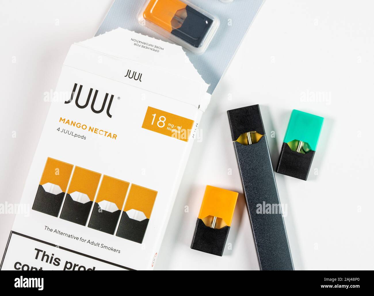 why were mango juul pods banned Everything You Need To Know About The Juul, Including The Health Effects main image 1