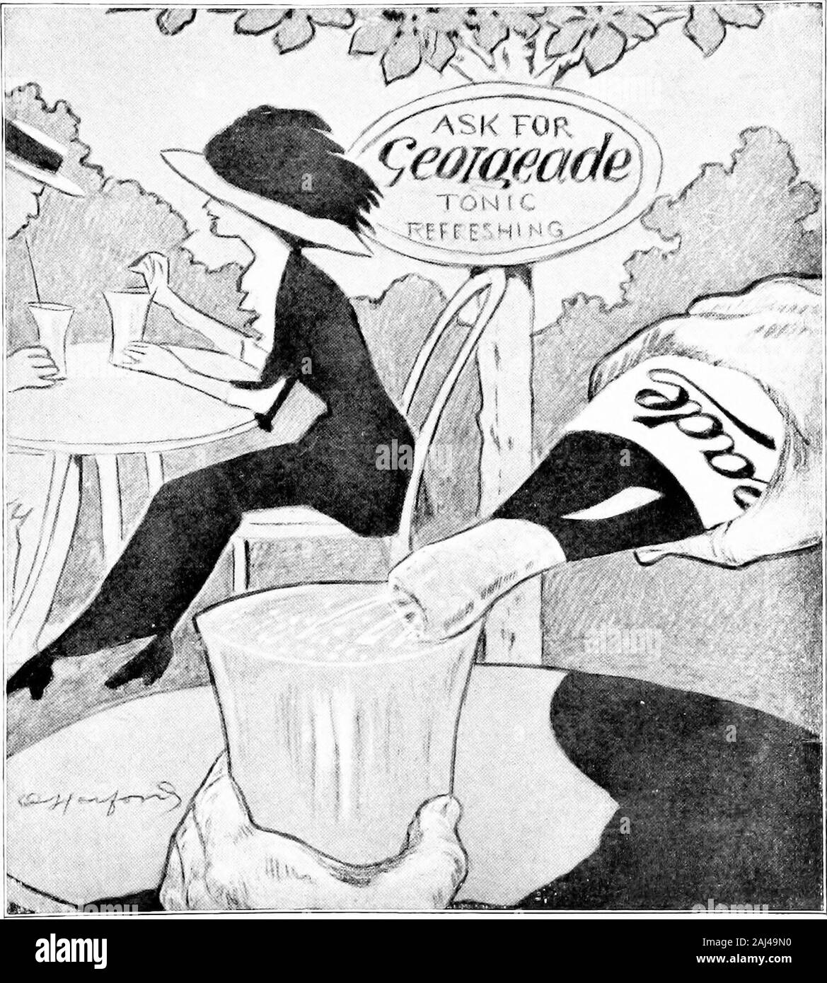 Confessions of a caricaturist . !;•«»*» George Ade Somehow I always like to thinkOf Georgeade as a Summer Drink,Sparkling and cool, with just a TangOf Pleasant Effervescent Slang;A Wholesome Tonic, without question.And Cure for Moral Indigestion.In Summer-time, beneath the shade.We find Refreshment in GeorgeadE.And mid the Scorching Citys roarWe drink him up and call for more.I often wonder what the Trade Buys half so precious as GeoRGEADE. 58. Christopher Columbus Columbus is an easy oneTo draw, for when the pictures done,Where is the captious critic whoCan say the Hkeness is not true? 60 r - Stock Photo