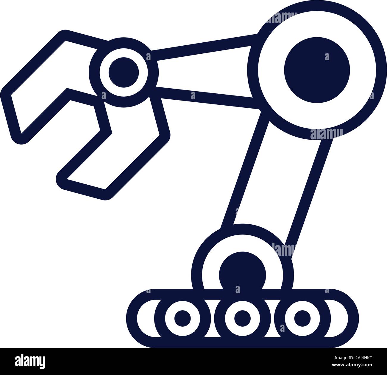 robot hand cyborg isolated icon Stock Vector Image & Art - Alamy