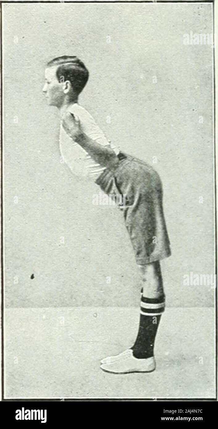 Syllabus of physical exercises for schools . Arms upward—stretch, i, 2