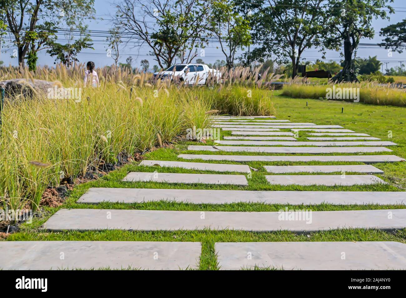 Grass Paving Block High Resolution Stock Photography and Images Alamy