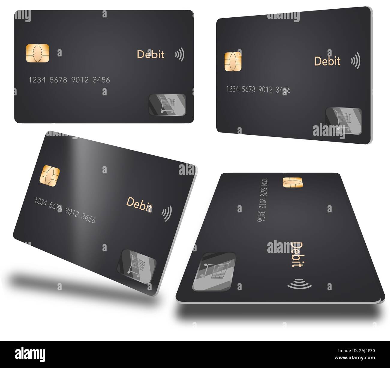 Here is a generic credit card or debit card Stock Photo