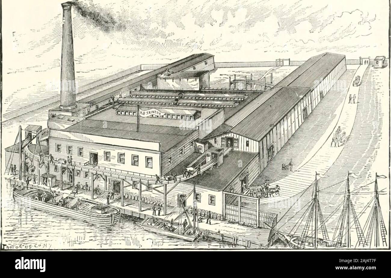 India rubber world . HIGH GRADE Mechanical R^ubber Goods, Mention 7%e India Rubber ^yorl(i vhen uoit write* May I, 1905.] THE INDIA RUBBER WORLD VII. The H. F. Taintor Mfg. Co. are the largest manufacturers of Whiting and EngHsh Cliffstone Paris White inthis country. All grades of Whiting prepared especially for use of Rubber Manufacturers, finelyground and bolted and very dry. The Westminster brand of English Cliffstone Paris White is the finestmade in the world, and is particularly suited to manufacturers of fine Rubber goodsand specialties. Samples can be had by mail. Address No. 200 Water Stock Photo