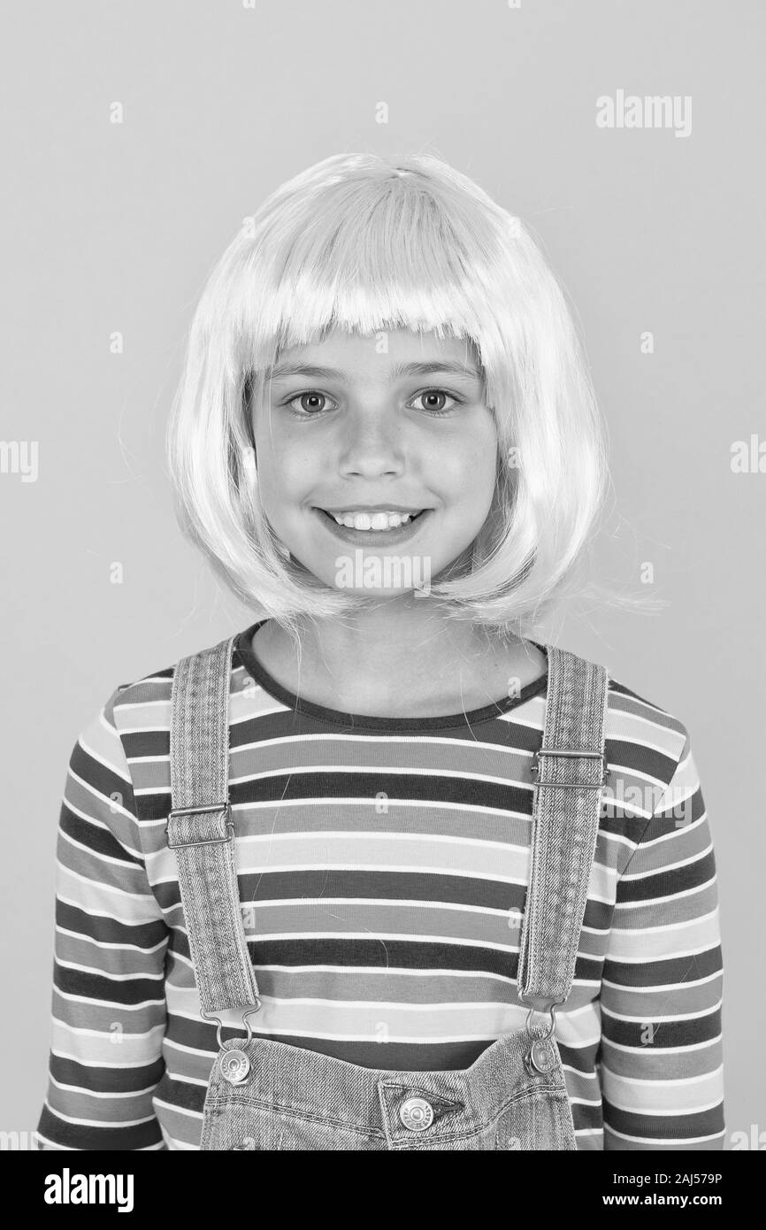 child white wig