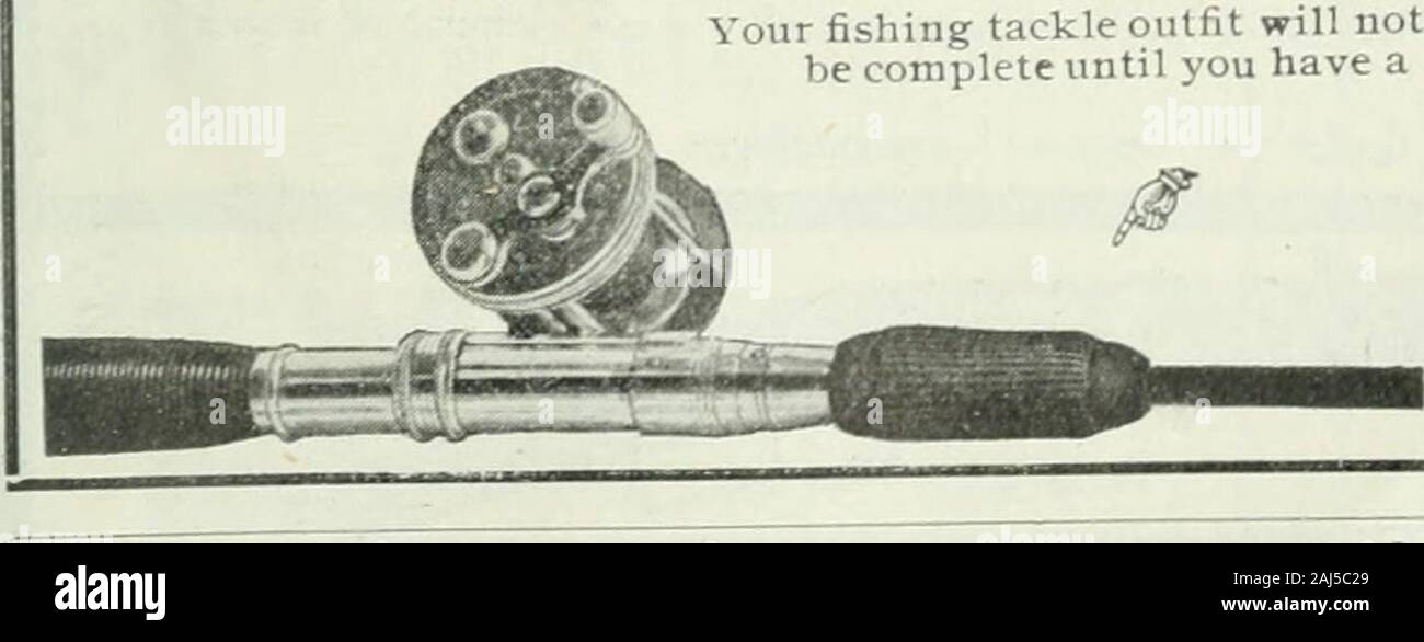 Rod and gun . SMALL SIZE AMERICAN ACETYLENE STOVE CO, 514 MASONIC TEMPLE  MINNEAPOLIS, MINN Your fishing tackle outfit will notbe complete until you  have a. r^r^l I 17I?Q AUachable, Corrugated ElasticV..,WI-.l-.I-irS.