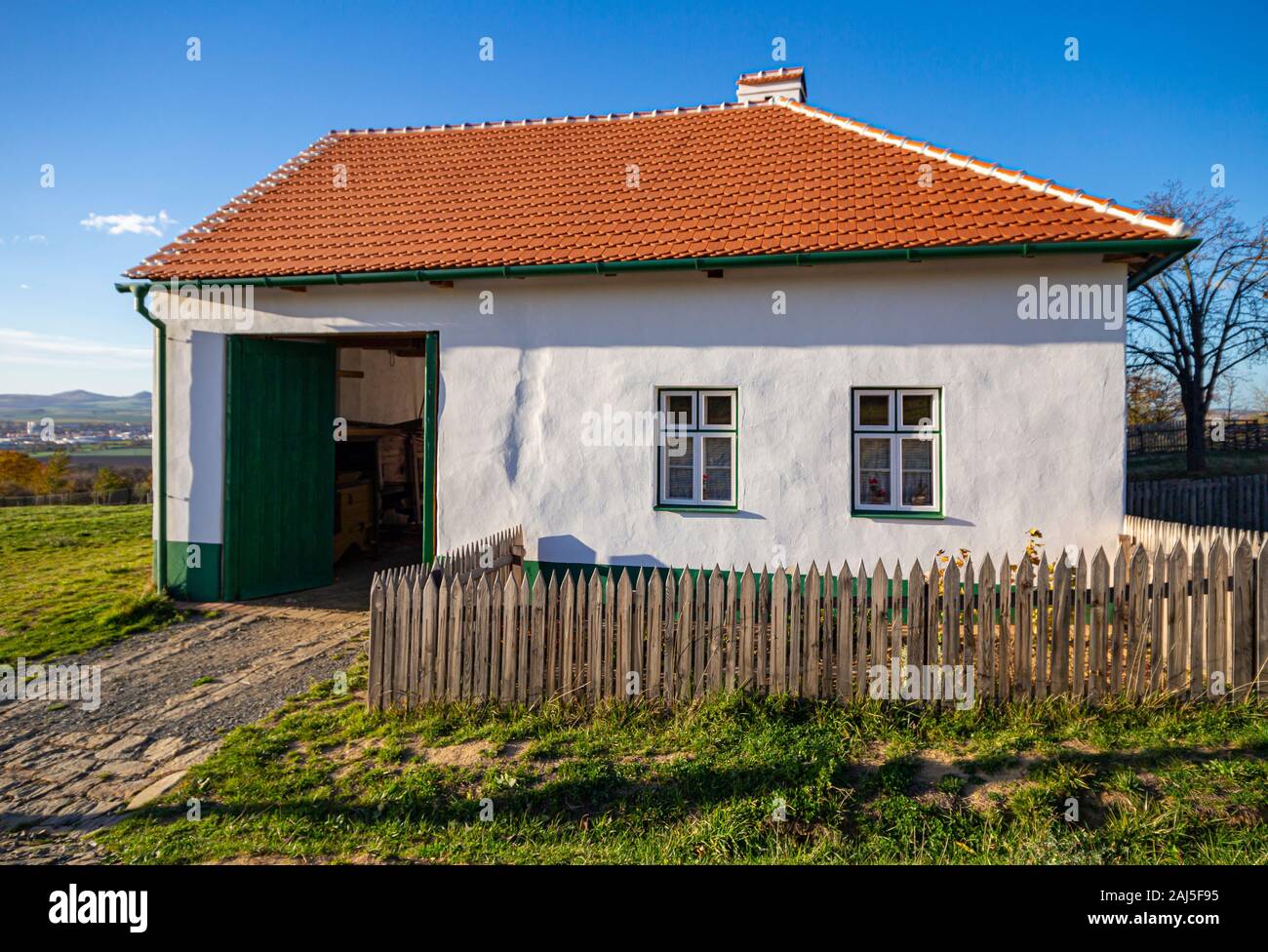 Historic rural farms in openair museum Park Rochus, Uherske Hradiste