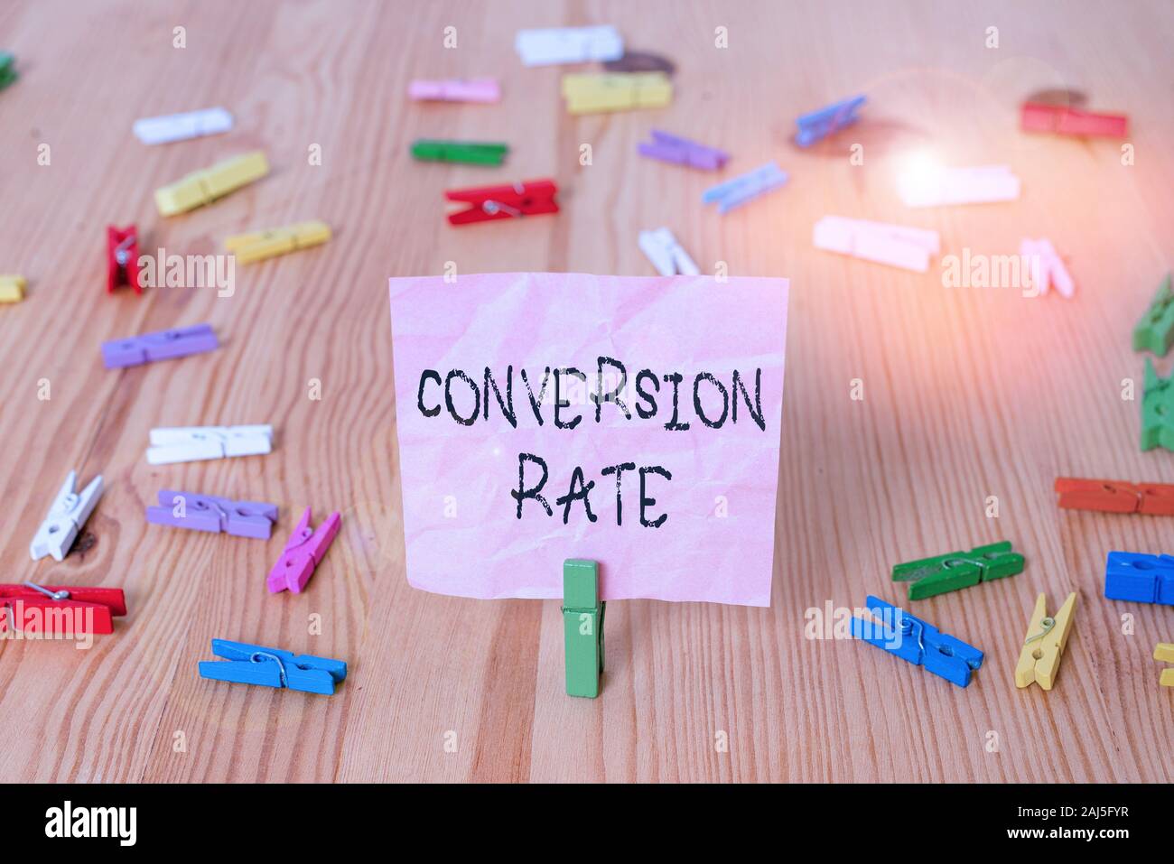 Conceptual hand writing showing Conversion Rate. Concept meaning number ...