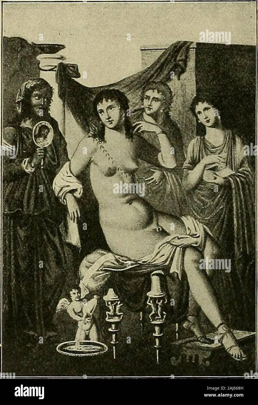 Hermaphroditismus beim Menschen . Abb. 1. Abb. 2. (Aus Hirschfeld, Geschlechtsübergänge. Verlag von W. Malende, Leipzig.) welche nach v. Römer die mannweibliche Aphrodite sein soll. In Abb. 3 reprodu-ziert Hirschfeld ein Bild Heinrichs III. aus der auf ihn gemünzten Satyre:„Description de lIsle des Hermaphrodites (1605). Der König wurde von einemMönche ermordet. Die Unterschrift des Bildes lautet: „Je ne suis male ni femelleEt si je suis bien en cervelleLequel des deux je dois choisirMais quimporte ä qui on ressamble11 vaut mieux les avoir ensembleOn en recoit double plaisir. 3 Schon im grauen Stock Photo