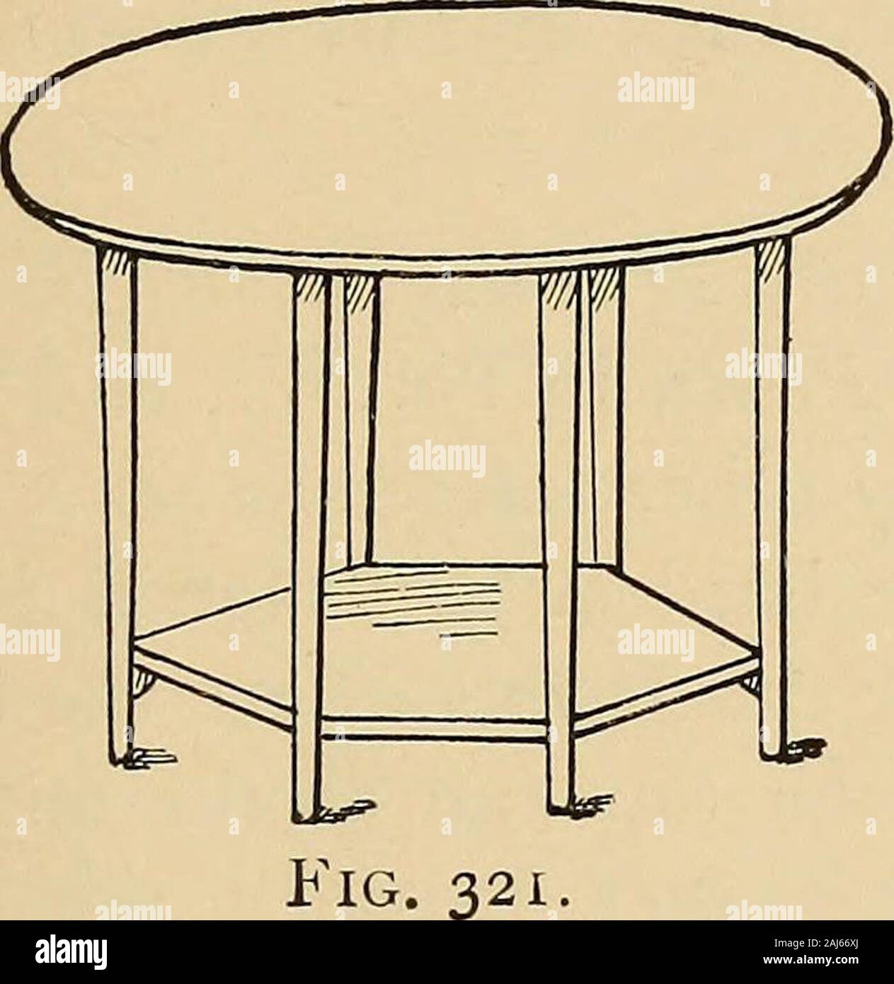 Woodworking For Beginners A Manual For Amateurs Fig 320 Furniture 209 Get Out The Top As In The Small Stand Last Shown The Thick Ness Can Vary From J To J According
