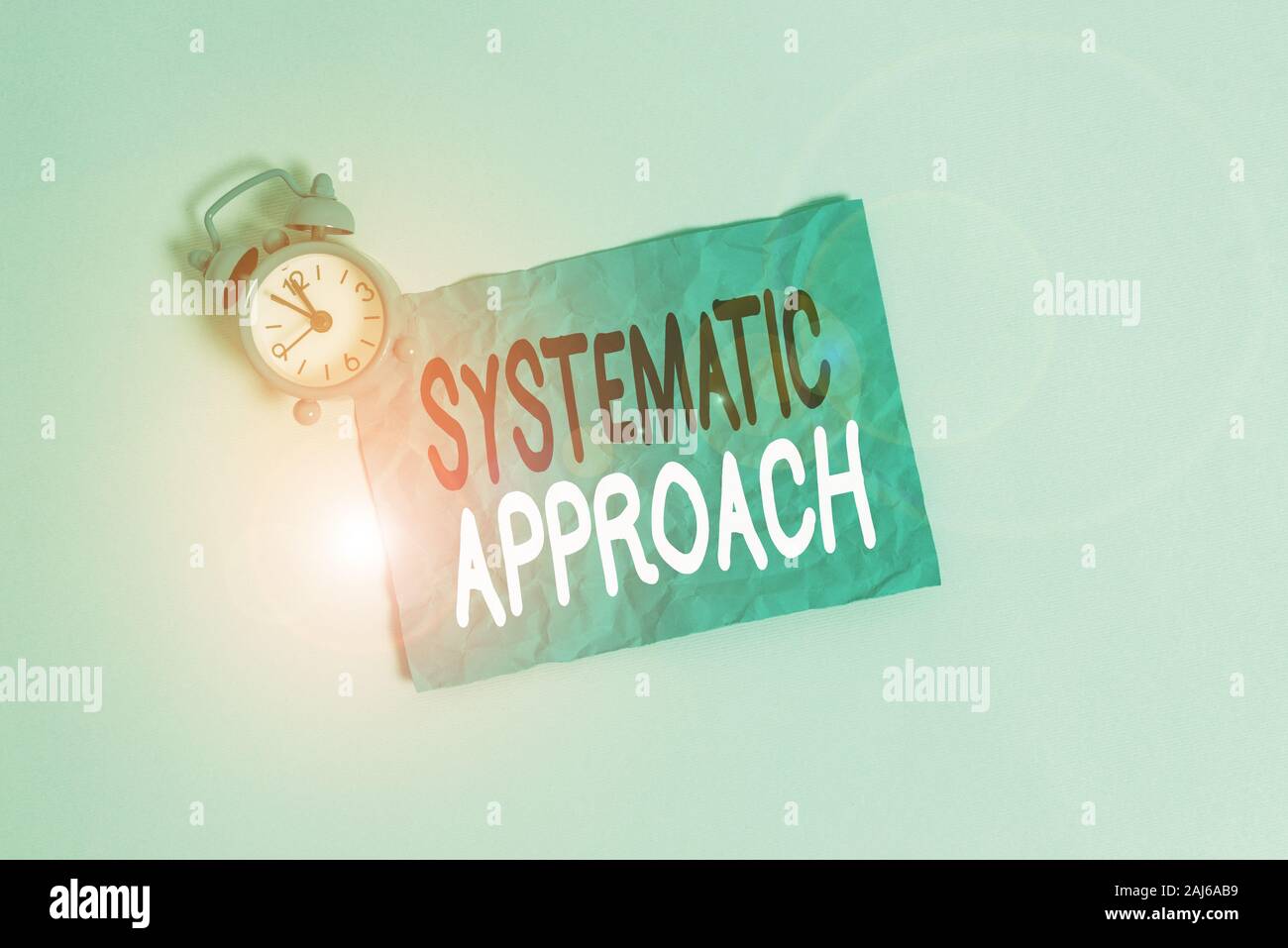 Systematic Approach Logog Conceptual hand writing showing Systematic Approach. Concept meaning A ...