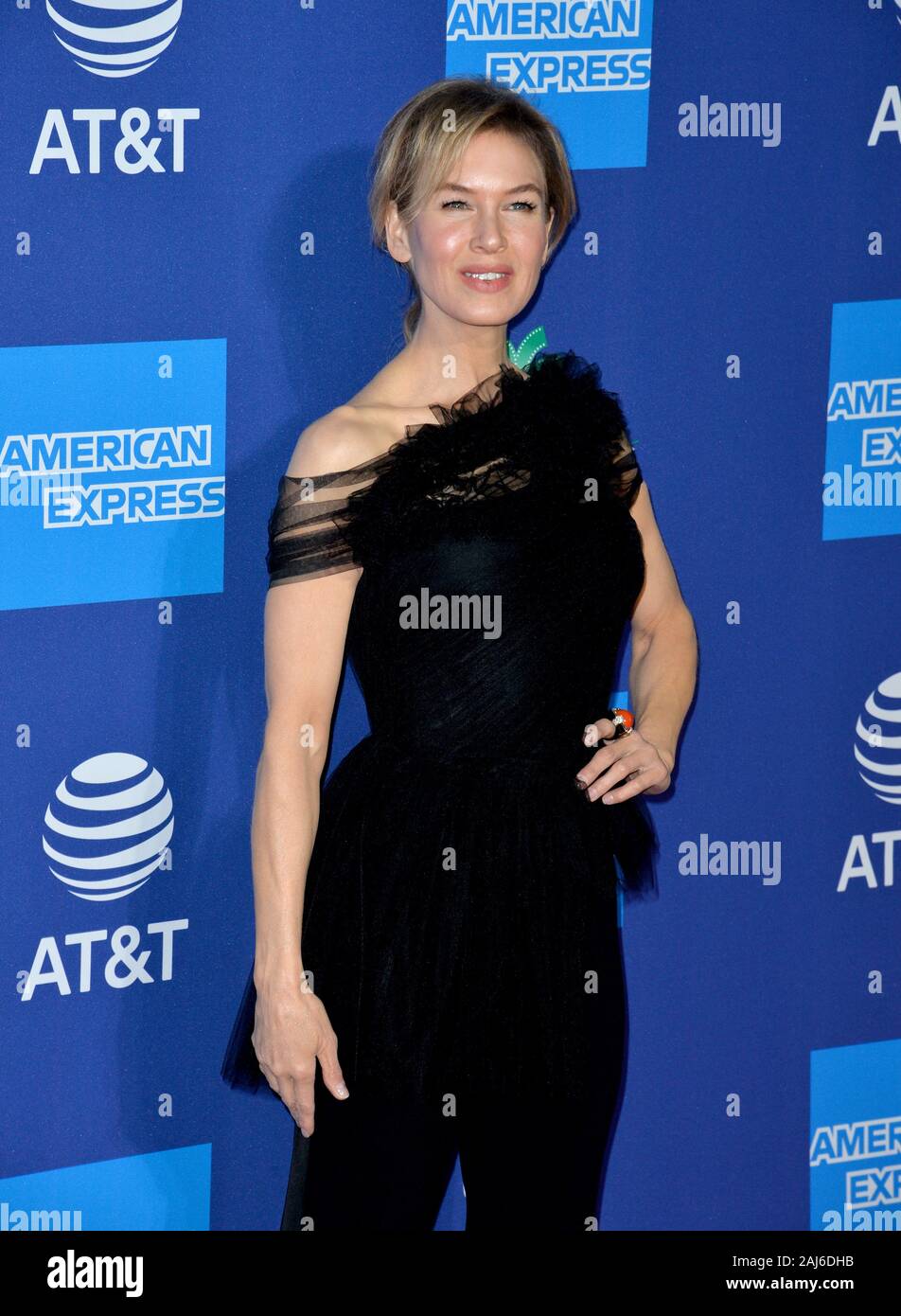 Palm Springs, USA. 2nd Jan, 2020. Renee Zellweger at the 2020 Palm Springs International Film Festival Film Awards Gala. Picture Credit: Paul Smith/Alamy Live News Stock Photo