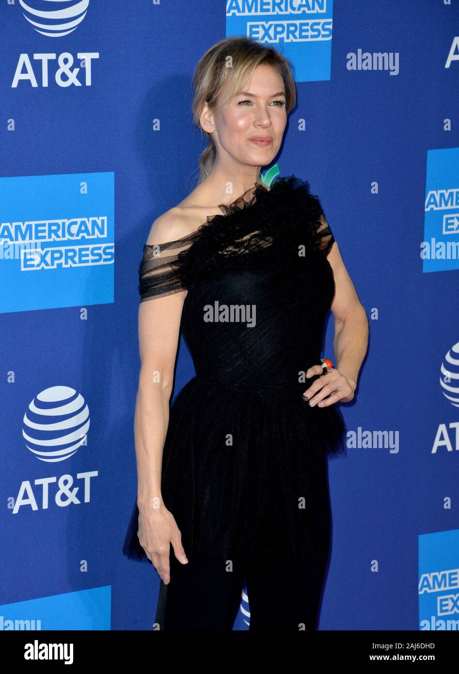Palm Springs, USA. 2nd Jan, 2020. Renee Zellweger at the 2020 Palm Springs International Film Festival Film Awards Gala. Picture Credit: Paul Smith/Alamy Live News Stock Photo