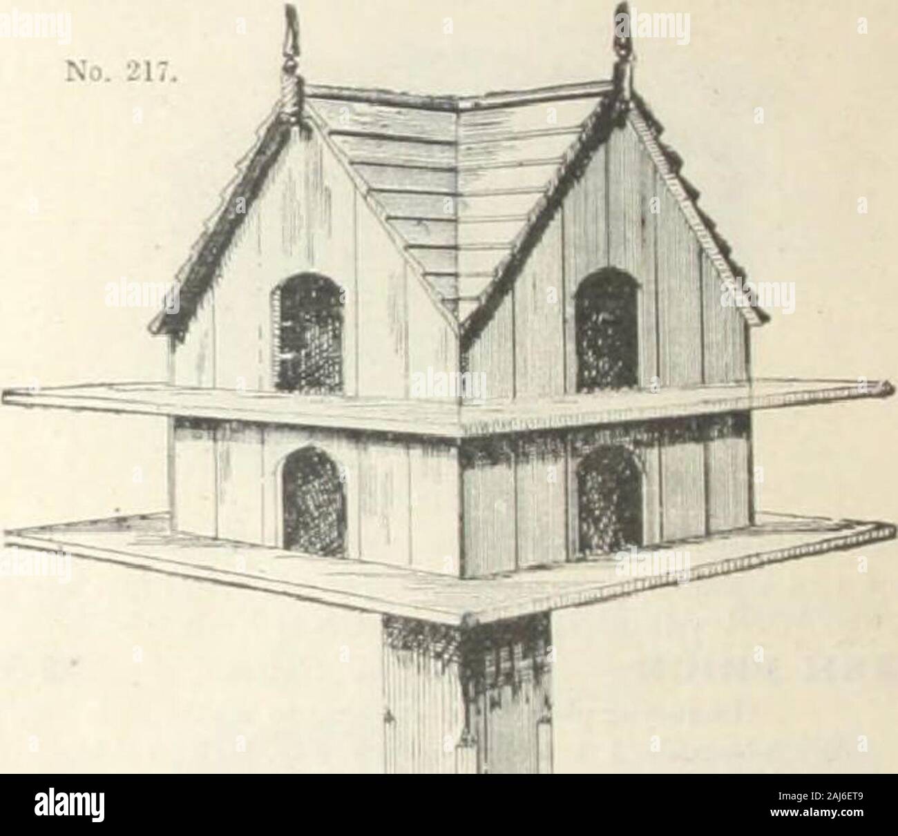 Wrinch Sons Garden Furniture And Requisites Dove Cote Or Pigeon House On Pillar No I W W Jti 1 Ij P Ea R Cash P For A