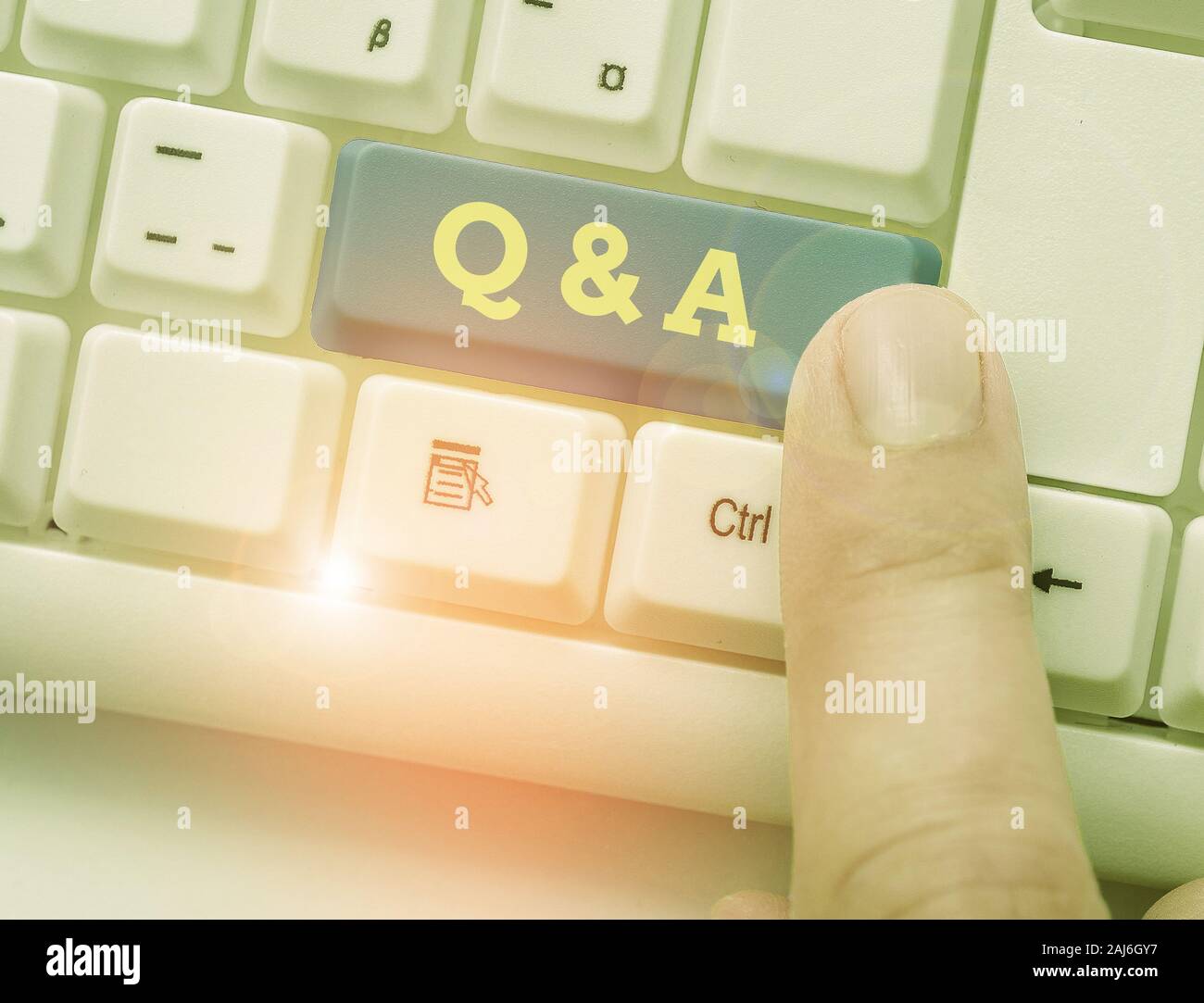 Handwriting text writing Q And A. Conceptual photo a period of time or ...
