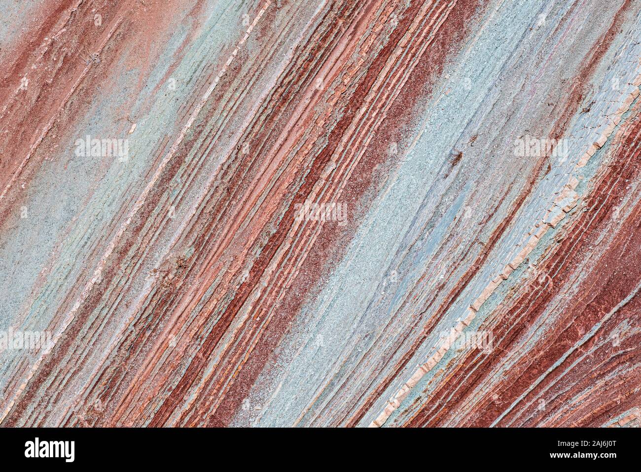 Old sedimentary rocks texture background Stock Photo