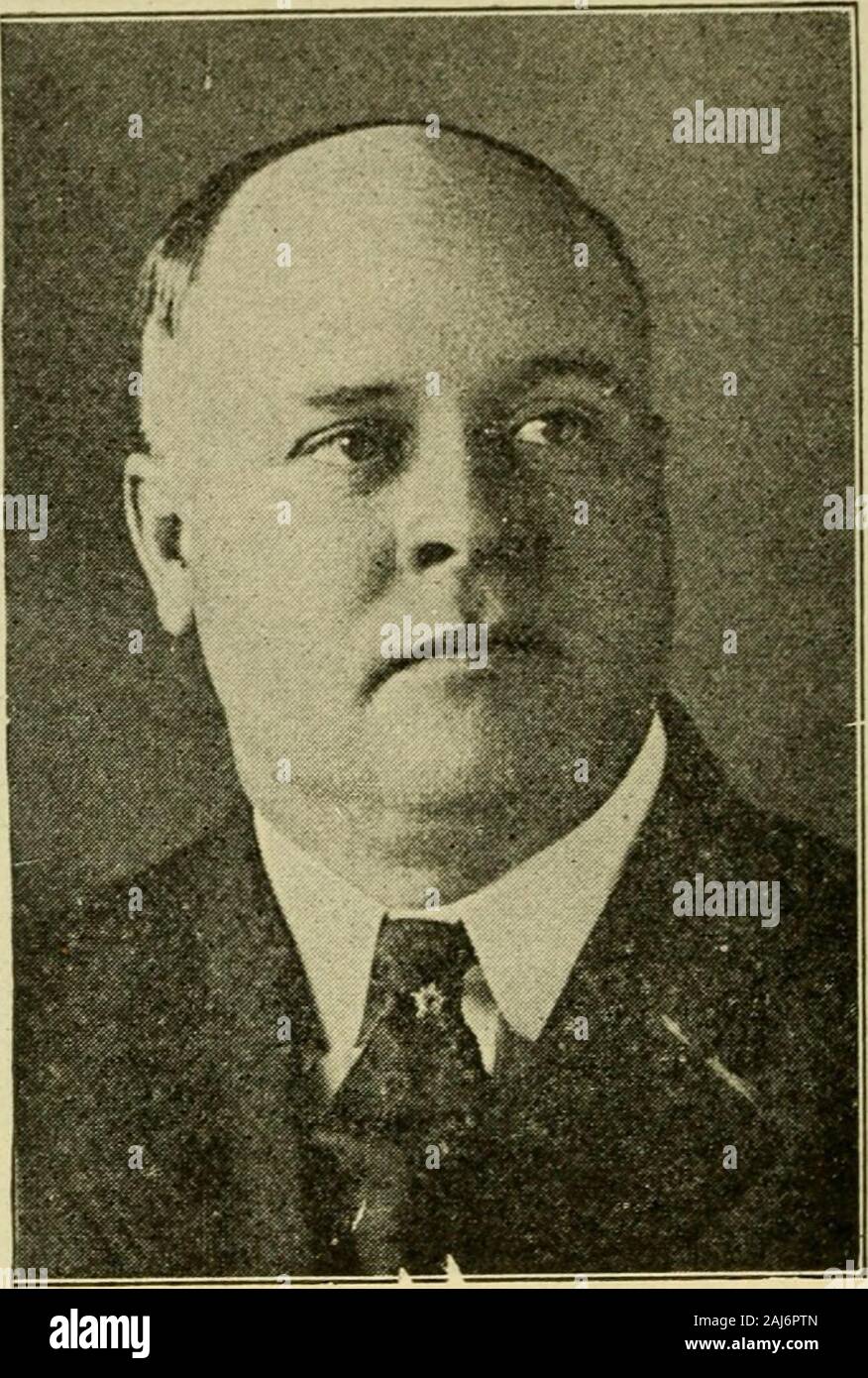 Public officials of Massachusetts . MclNTOSH, DAVID STORY, Quincy,Norfolk and Plymouth Senatorial District,Republican, Born: Quincy, August 1, 1885. Educated: Quincy Grammar and HighSchools. Business: Granite. Organizations: Clan McGregor, IroquoisClub, Quincy Civic Association, QuincyY. M. C. A., Masons, Granite City Club. Public office: House 1917, 1918; Senate1919, 1920. 63. McLANE, WALTER E., Fall River. Sec-ond Bristol Senatorial District, Republican. Born: Taunton, December 30, 1863. Educated: Grammar Schools. Business: Cotton broker. Organizations: Elks, Masons, Moose andmany clubs. Pub Stock Photo