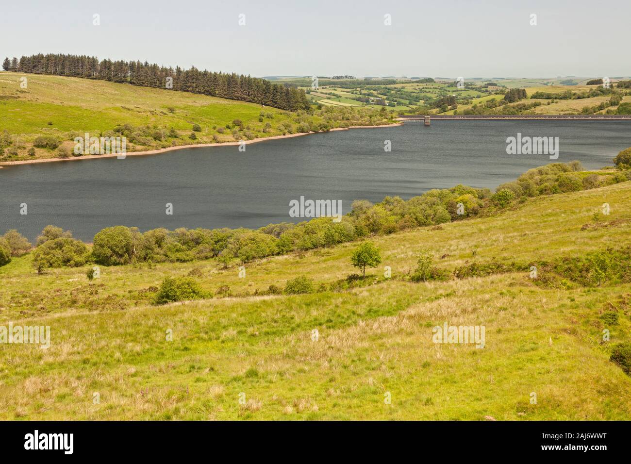 Cray Reservoir, Brecon Beacons National Park, Powys, South Wales, UK Stock Photo