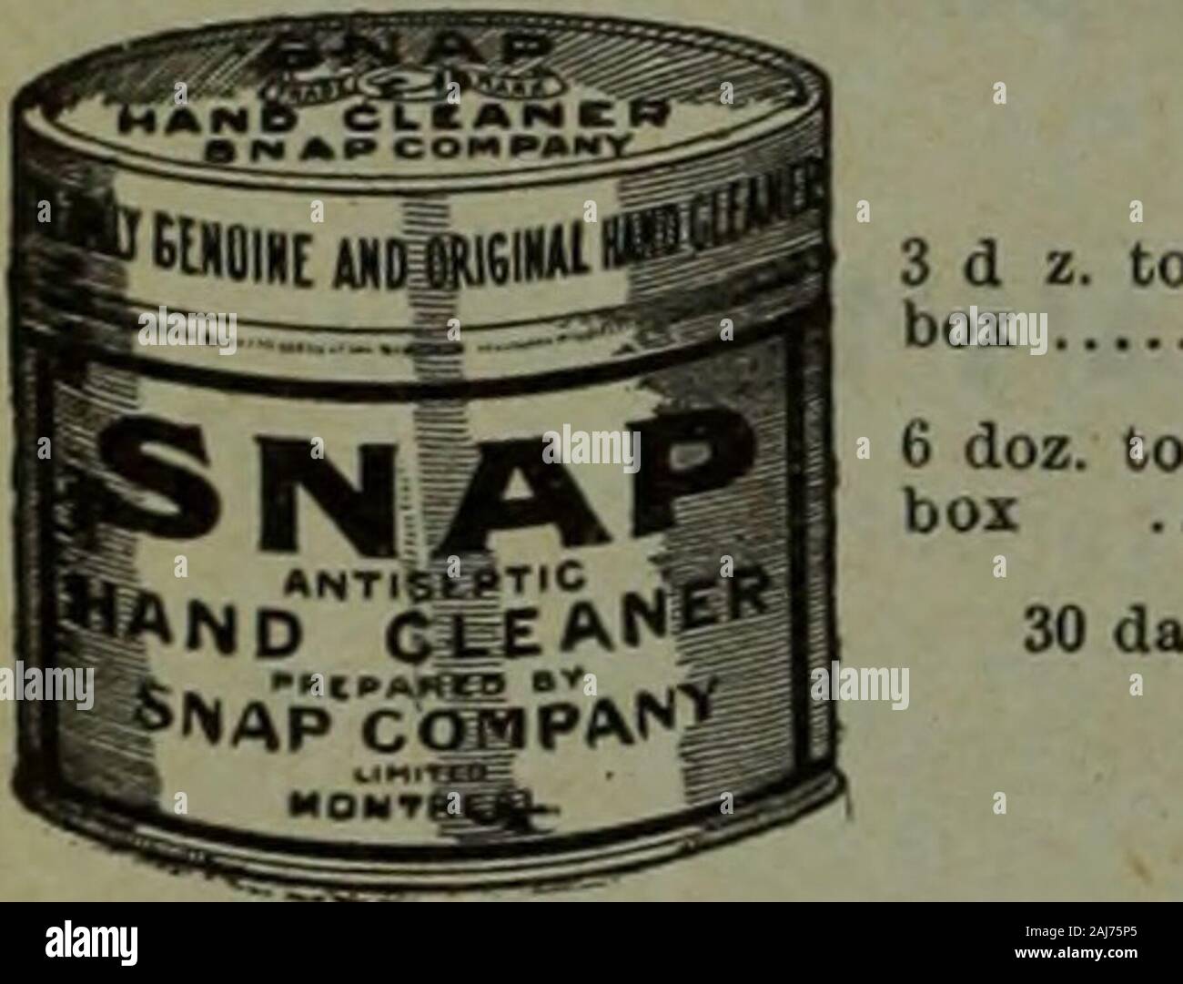 Snap Hand Cleaner tin (DR) Snap Hand Cleaner tin (DR)