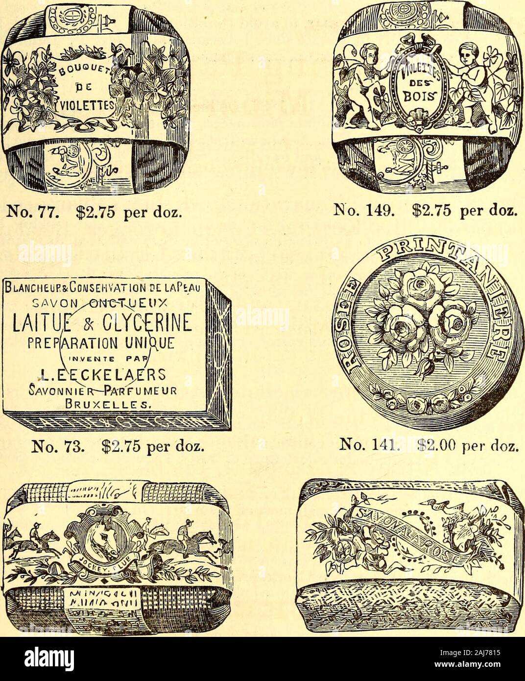 American journal of pharmacy . ragees, Elixir and Syrup of Iron,Rigollots Mustard Leaves, DucrosAlimentary Elixir, Limousins Cachets and Cacheteurs, Dehauts Pills, Blauds.Pills, Arouds Wine of Cinchona, Iron and Extract ofMeatjDuquesnels Crystallized Alkaloids, Aconitineand Nitrate of Aconitine, Digitaline, Eserineand Sulph. of Eserine, Duboisine,Picrotoxine, Pilocarpine andSalicylate of Eserine. Also, Sole Agents for the United States for Unrivaled Toilet Soaps. Correspondence Solicited. Price Lists sent on ap^Mcation. Am. J. Ph.] 15 [June, 1882 EECKELAERS TOILET SOAPS. We would call the atte Stock Photo