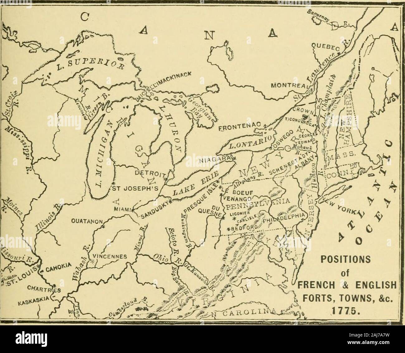 The making of the Ohio Valley states, 1660-1837 . tendencies of the American people. This vanguardw^as only waiting for the signal, to move down into theOhio Yalley. A third project more nearly concerns the founding ofKentucky, to which, indeed, the others looked, but didnot attain. This was known as Hendersons Purchase, from theleading spirit in it, later as the Colony of Transylvania.^The purchase included lands lying between the Ken-tucky and Cumberland, and was made of the Cherokees,as the presumed owners, thus wholly ignoring the claimsof Virginia, as Walpoles Grant had done before it. Ri Stock Photo