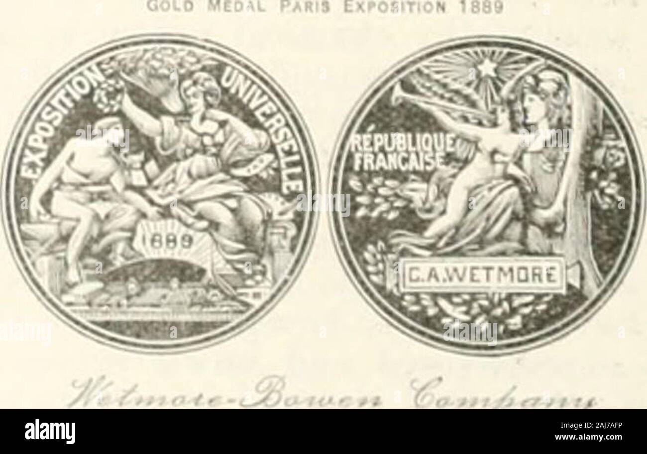 Pacific wine and spirit review . Brunhild & Co., ofNew York. Wolf, Wreden & Co., it is alleged, contracted totake the Pacific Coast agency for Breton Sec champagne for aterm of five years. It was stipulated that the price .sliould be•5|^ i:iucs (about $6) per case of twelve quarts, and oo francs(87) per case of two dozen pints, with 4 per cent, discount forcash. The champagne was not to be sold by the agents, how-ever, for less than S28 for the ((uart cases, and 8:50 for the casesof pint bottles, granting the usual discount to the trade and tojobbers. The agency couliivbe taken away at Any tim Stock Photo