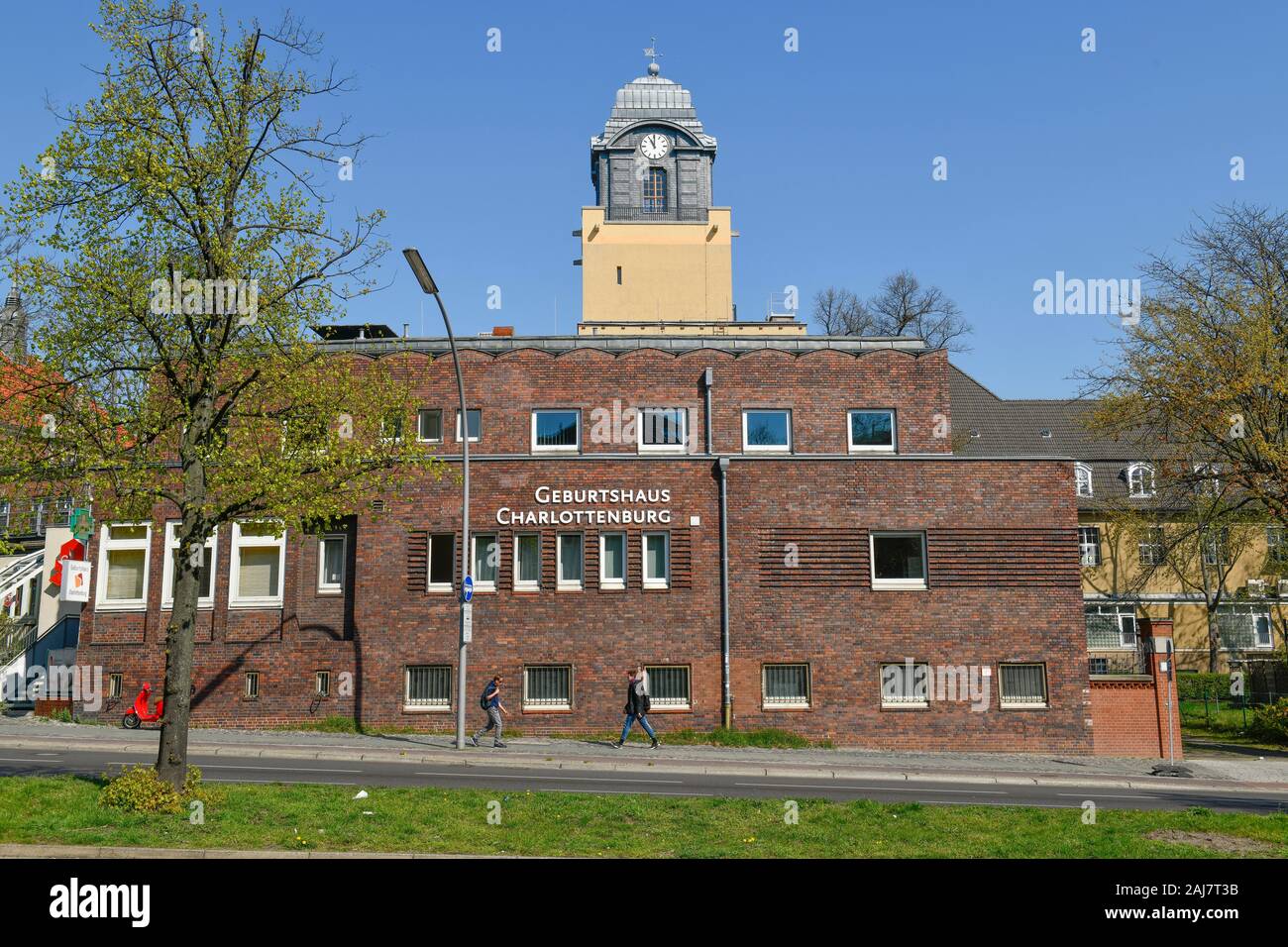 Geburtshaus Charlottenburg, Spandauer Damm, Westend, Charlottenburg, Berlin, Deutschland Stock Photo