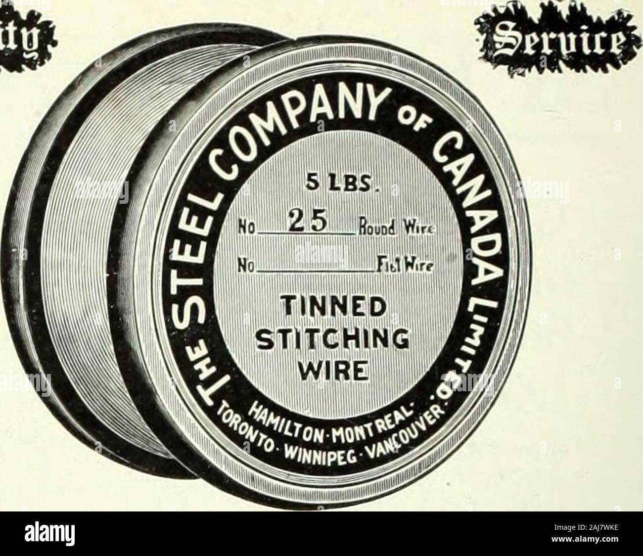 Stitching Wire - 25 Gauge Round Tinned Standard Coil