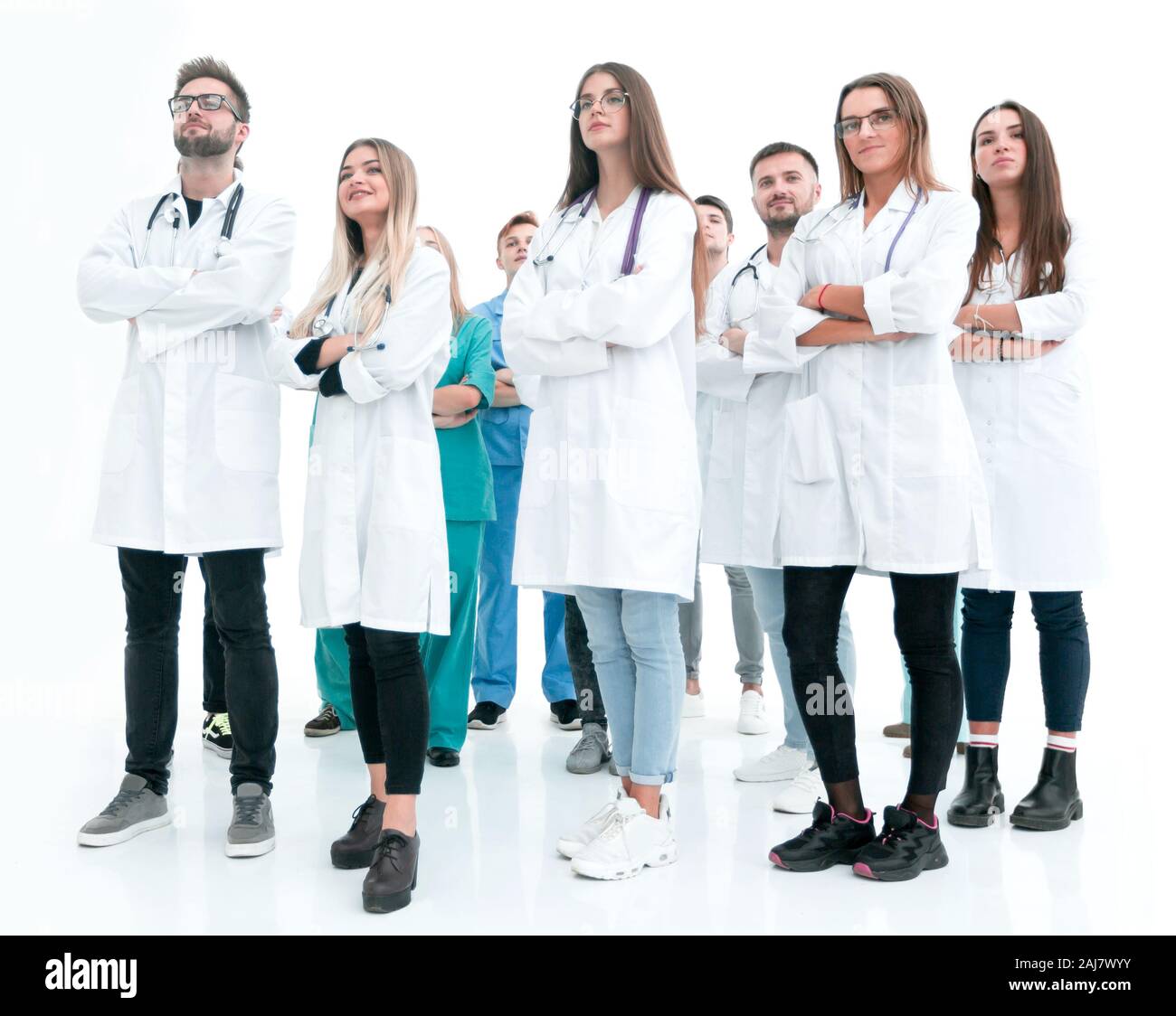Healthcare professionals circle hi-res stock photography and images - Alamy