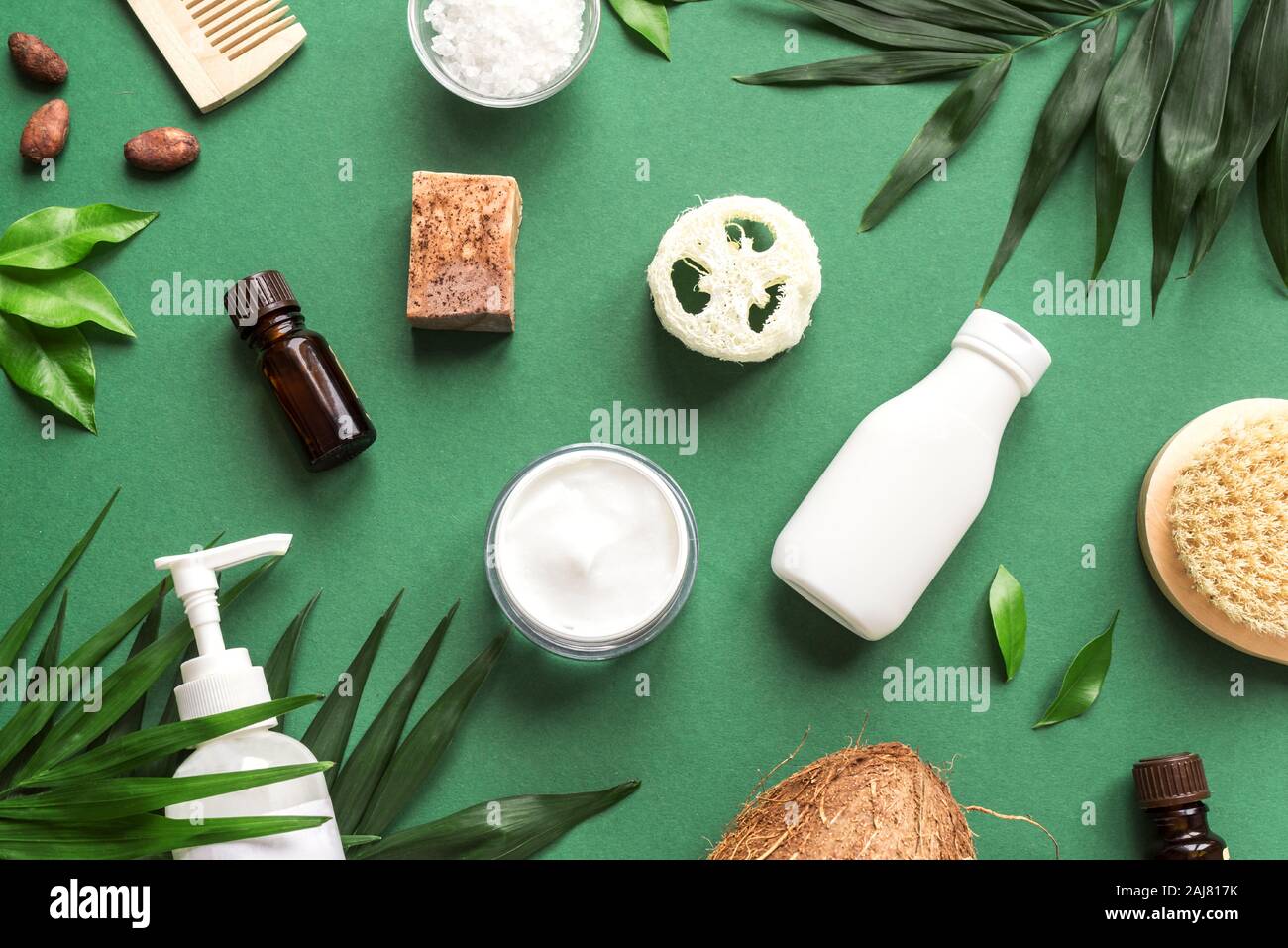 green leaves body care