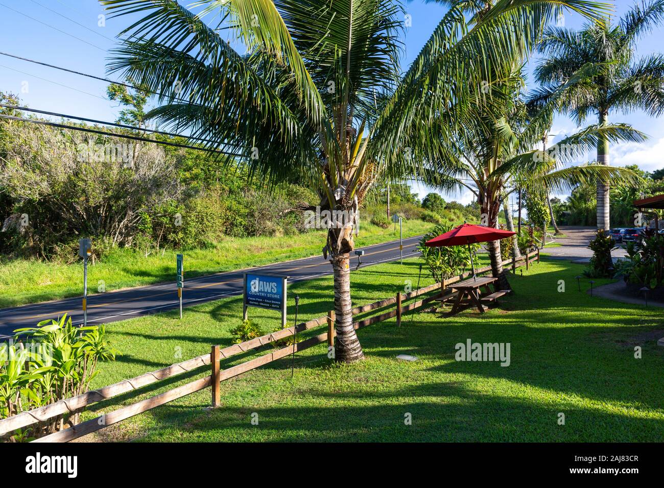 Jaws Country store, Maui, Hawaii Stock Photo Alamy