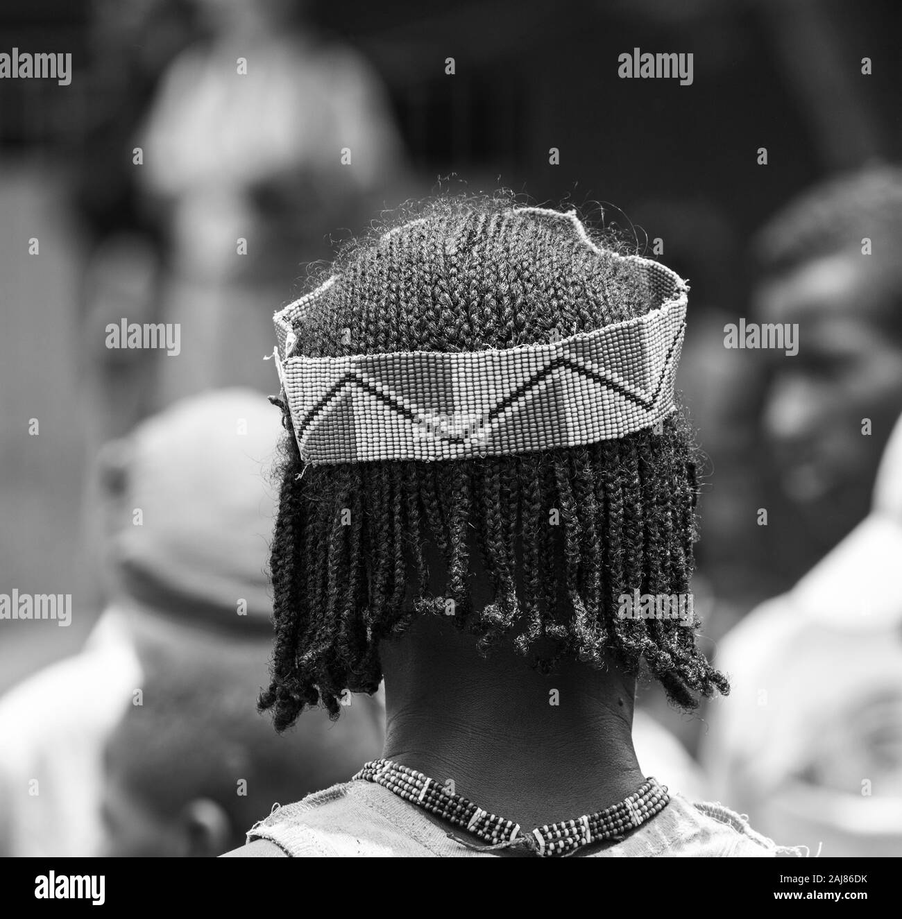 Banna people, Omo valley, Naciones, Ethiopia, Africa Stock Photo
