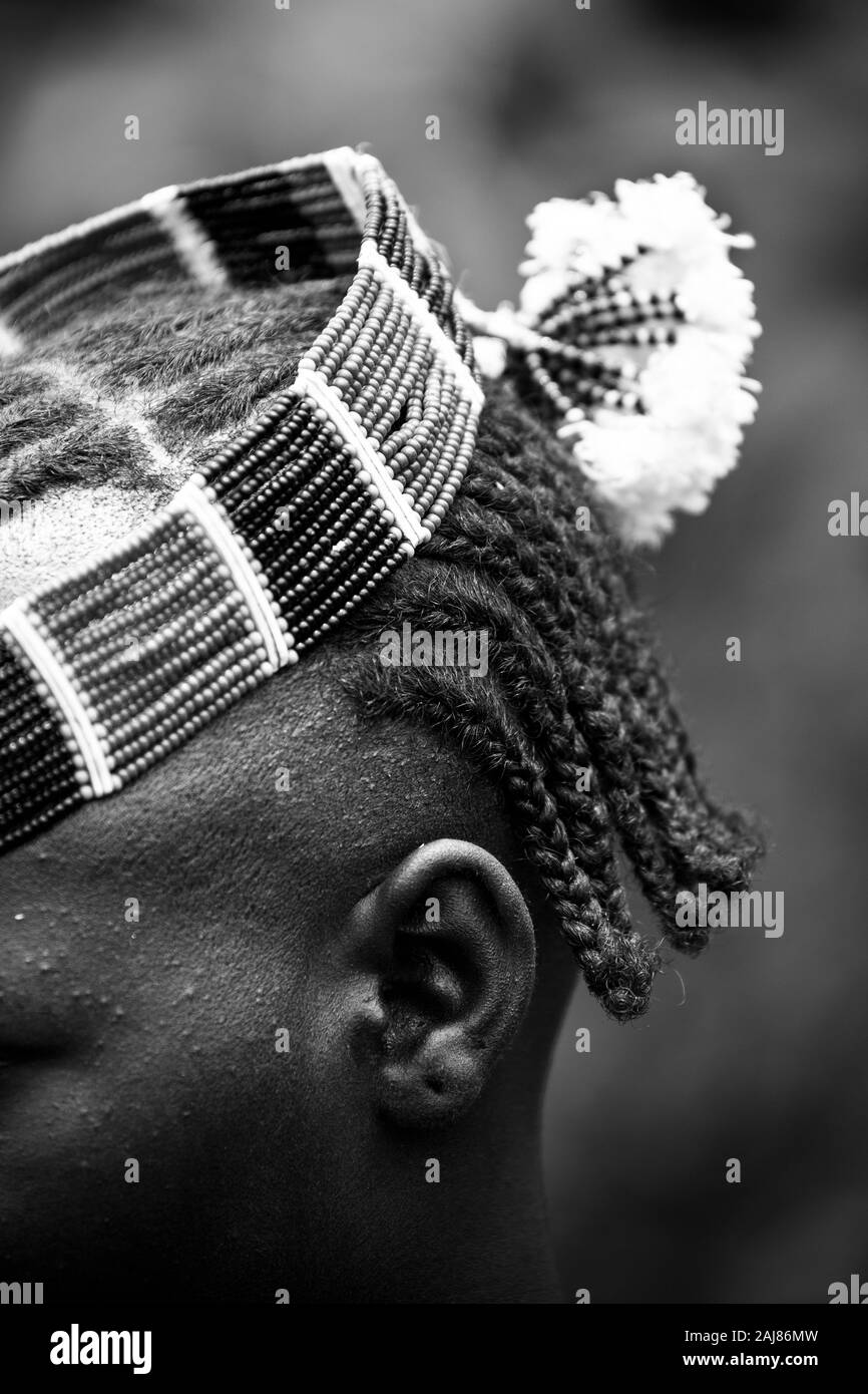 Banna people, Omo valley, Naciones, Ethiopia, Africa Stock Photo