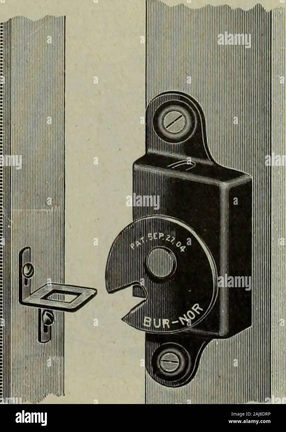 Hardware merchandising September-December 1919 . MWiW. Showing the door closed and locked. No. 3A With Lock No. 2A PlainShowing the Door Open. Samples to Jobbers on Request. Burgess-Norton Manufacturing Co. Geneva, 111., U.S.A. 22 HARDWARE AND MET Al^Advertising Section December 6, 1919 A Frost-Proof Radiator Stock Photo