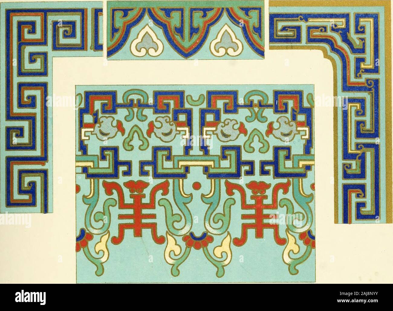 Examples of Chinese ornament selected from objects in the South Kensington  museum and other collections . XXXJX Stock Photo - Alamy